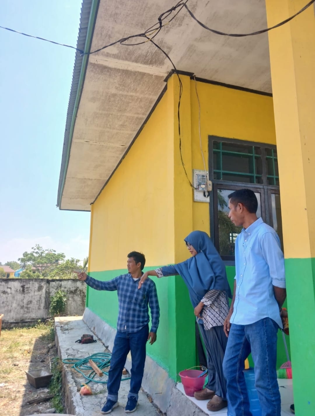 Kepala Dinas Pendidikan Haltim Lakukan Monev Sarpras PAUD
